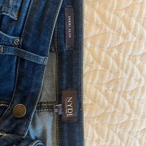 NYDJ Sheri Slim Denim in Deep Blue